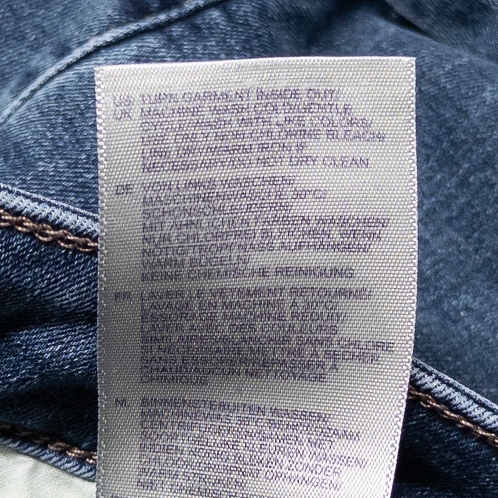 NYDJ Womens Jeans Size 12 Blue Straight Leg Stretch Tencel Denim Medium Wash - Picture 14 of 14